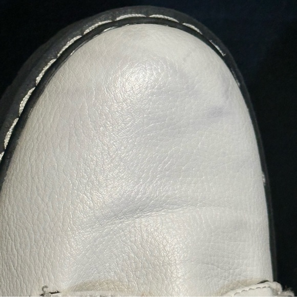 Sincerely Jules Harley White Lace up & Side Zipper Combat Boots New Size 8.5 - Picture 8 of 9